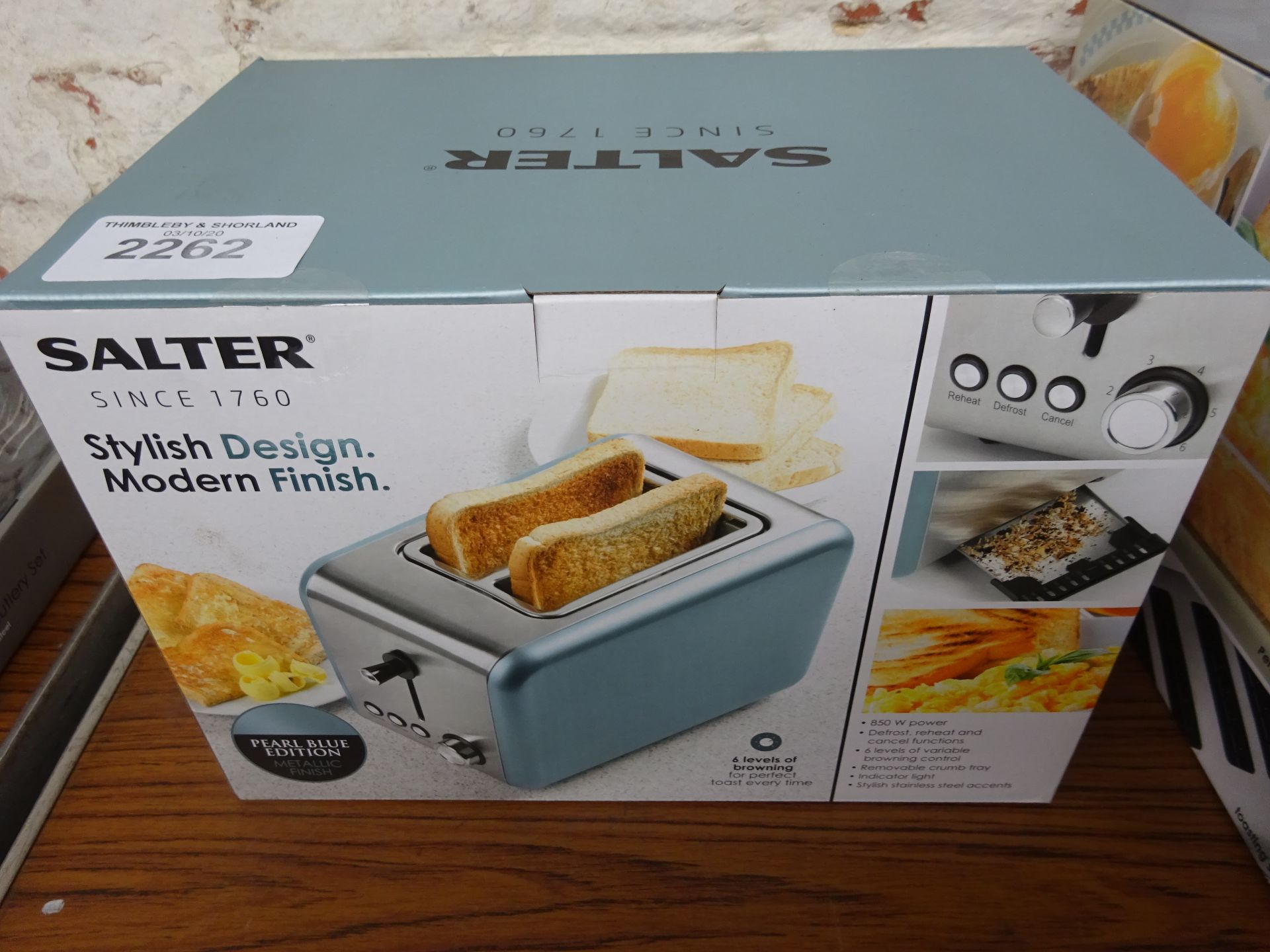 Salter twin slice toaster