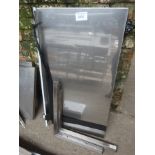 Stainless steel wall shelf & brackets 50cm x 90cm