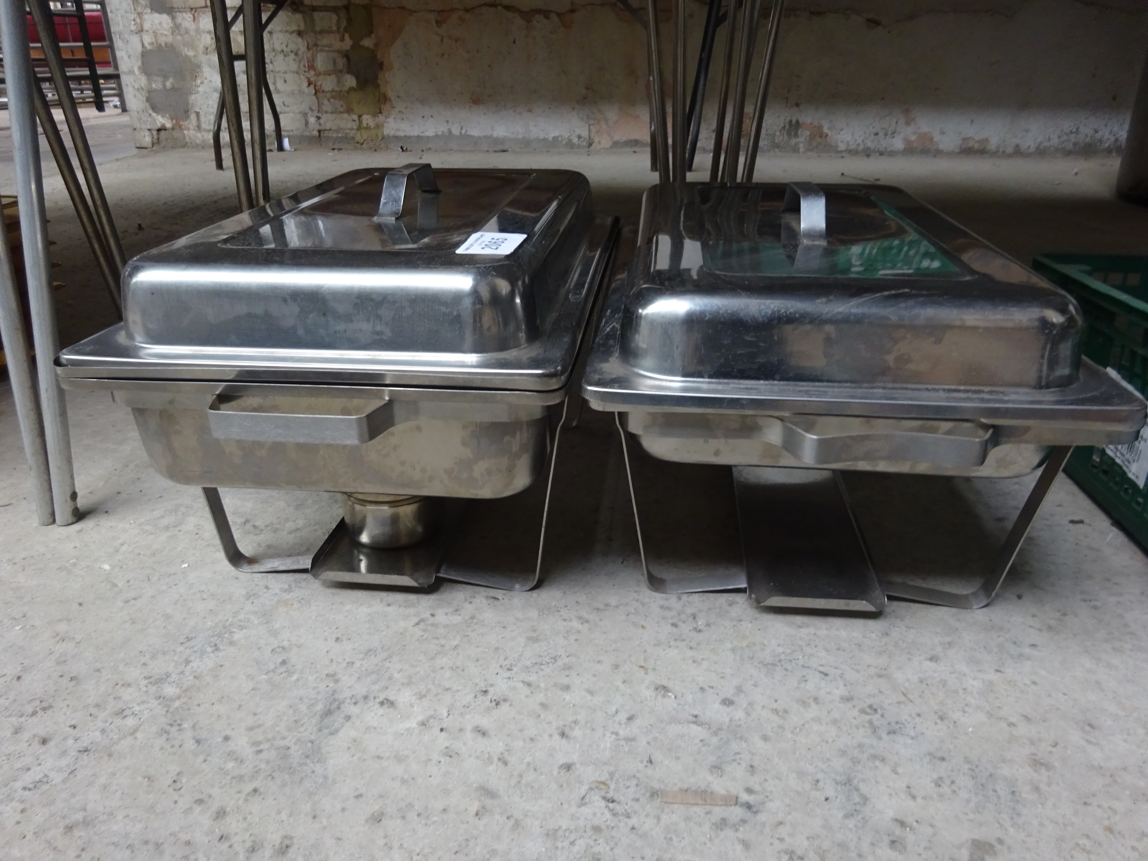 2 chafing dishes - Image 2 of 2