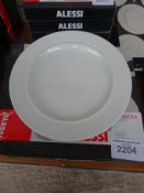 12 Alessi dinner plates