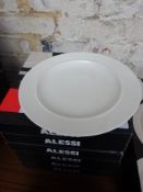 12 Alessi dinner plates