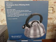 Buckingham whistling kettle