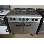 Falcon 6 burner gas cooker