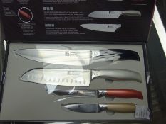 Bergner Neon 4pc knife set