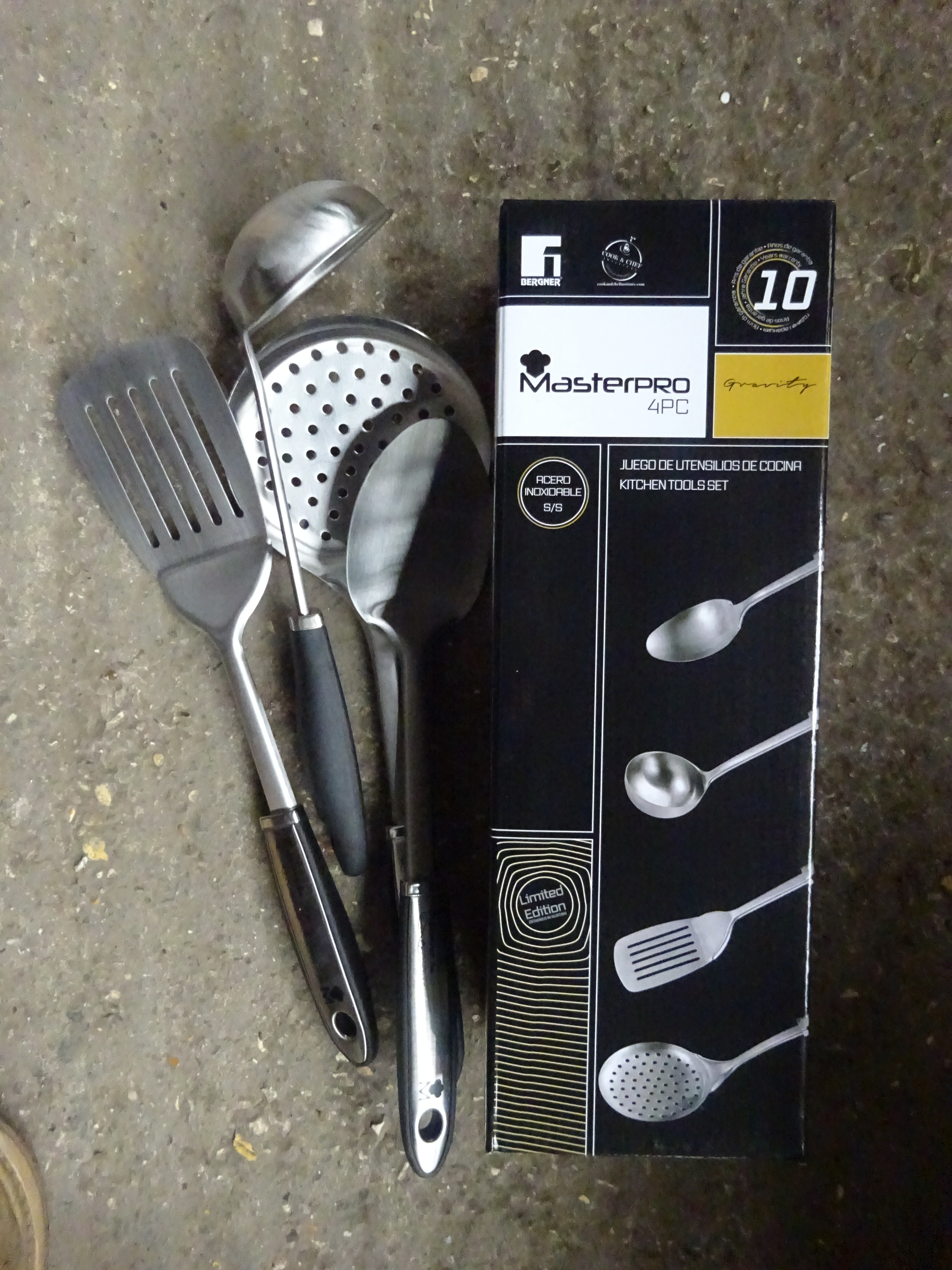 Masterpro 4pc kitchen utensil set