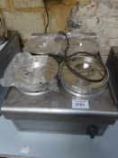 Infernus 4 pot wet well Bain Marie