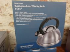 Buckingham whistling kettle