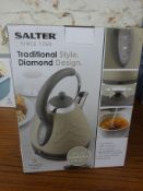 Salter diamond design kettle