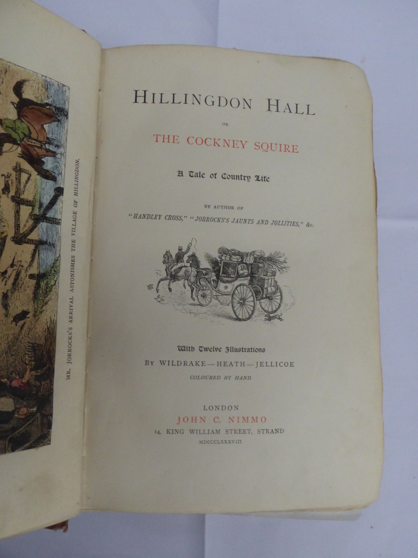 Hillingdon Hall or The Cockney Squire by Robert S. Surtees, 1888.