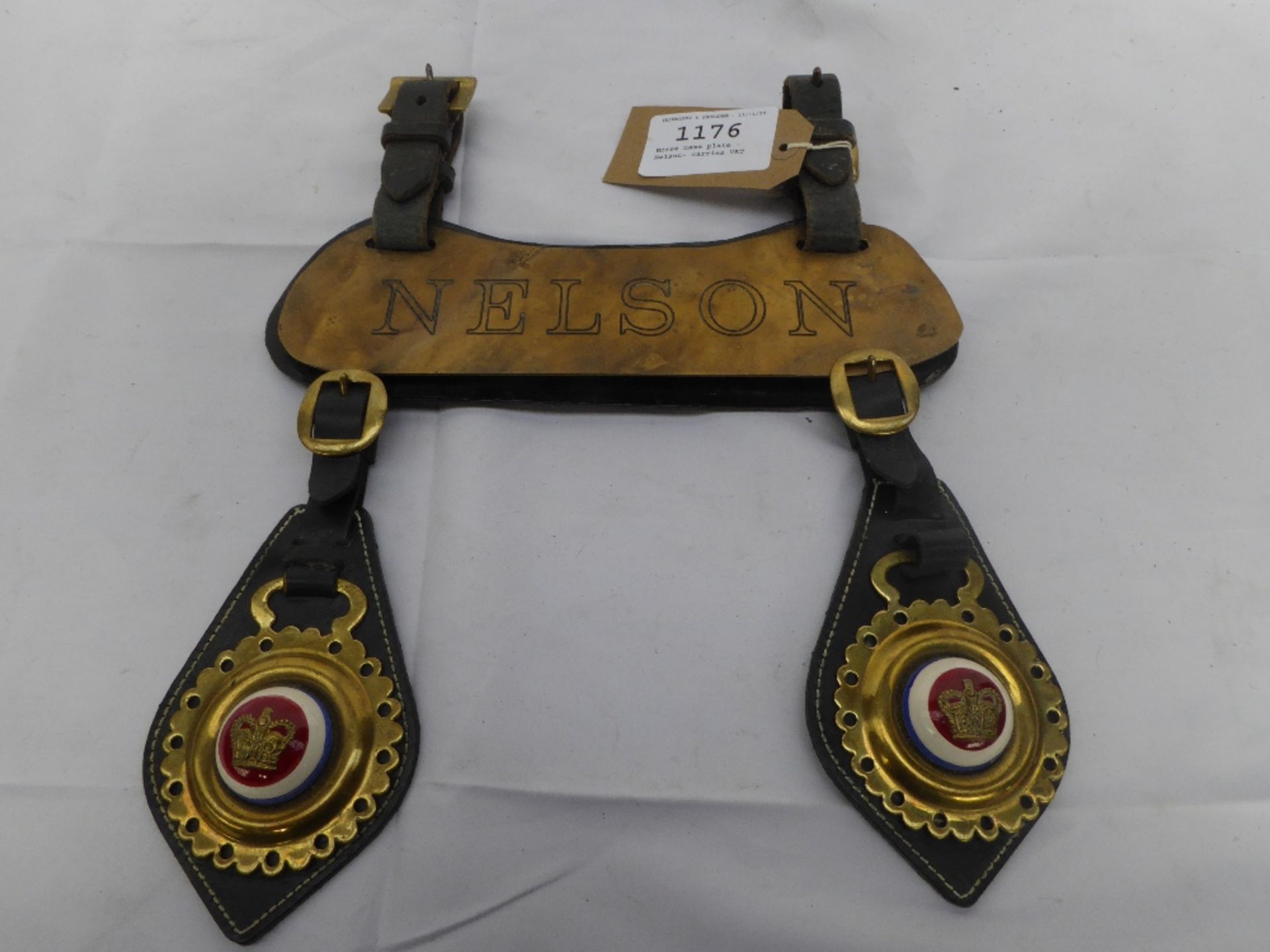 Horse name plate - Nelson- carries VAT