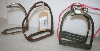 4 assorted pattern safety stirrups