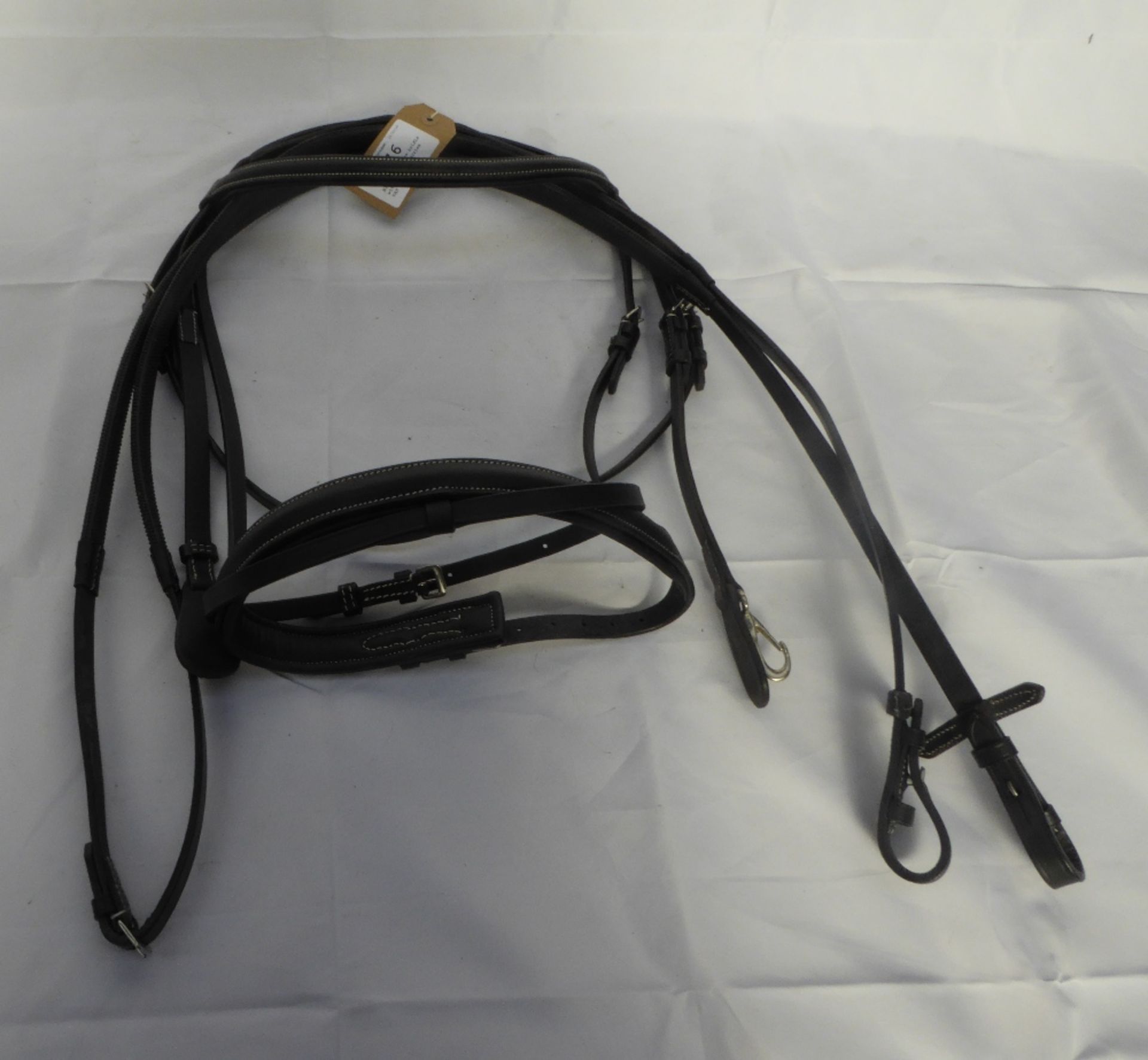 Black full size bridle with reins - carries VAT