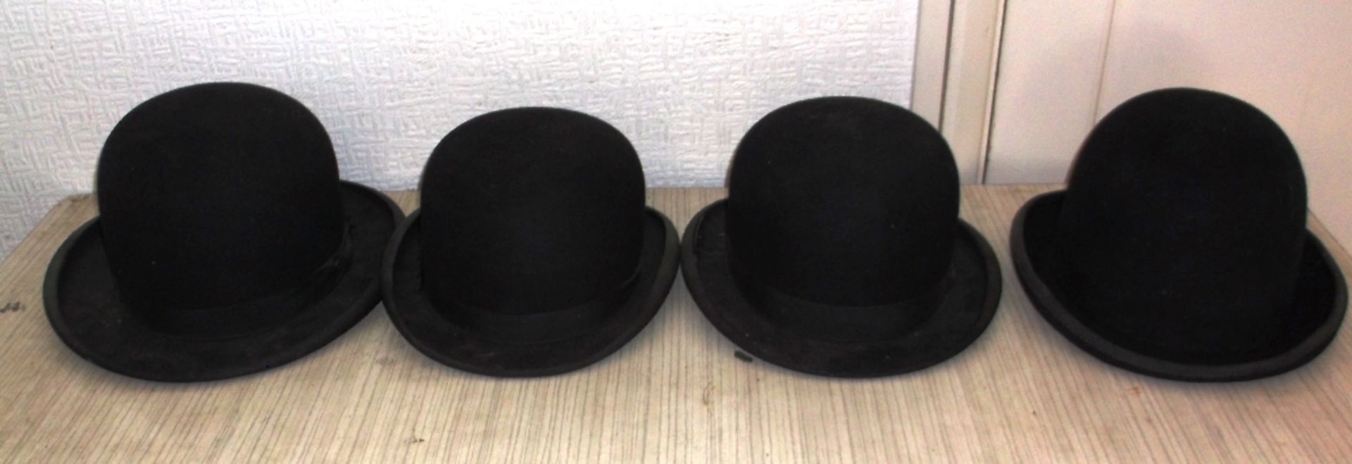 4 bowler hats