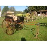 DOG CART built by McNaught of Birmingham circa 1920, to suit 14.2 to 15.2hh.
