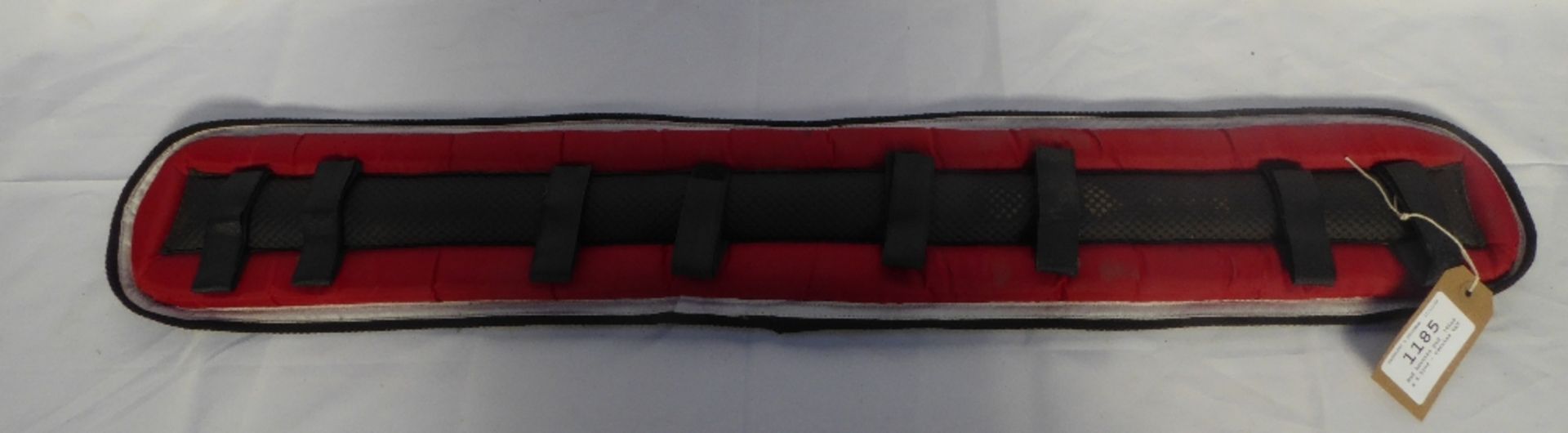 Red harness pad, 38ins x 6.5ins - carries VAT