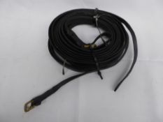 Leather driving reins to suit a large pony or small cob