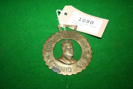 Stamped royalty brass - Edward VII