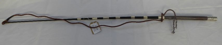 Dealer's whip by Holland with thong, 45ins long - carries VAT