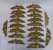 Quantity of resin mouldings of fruit designs ideal for a Wagon or Dray