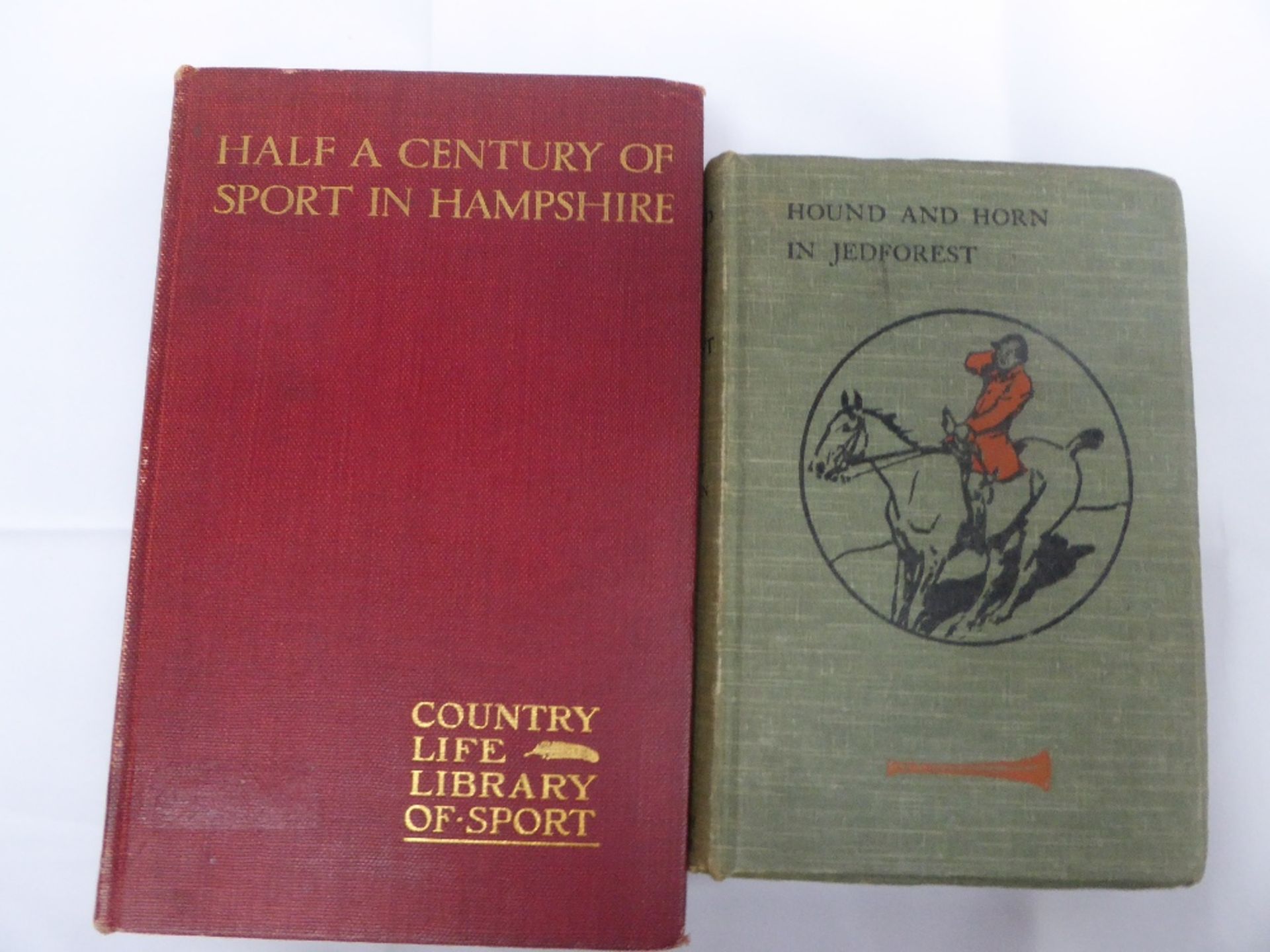 Half a Century of Sport in Hampshire, 1905; and Hound and Horn in Jedforest, 1909,