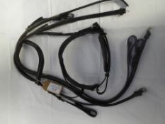 Black cob size bridle with flash - carries VAT