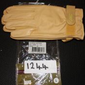 Zilco leather driving gloves, size L