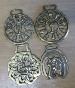 4 cast brasses