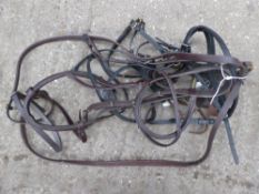 4 assorted bridles