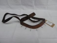 Leather weaning headcollar