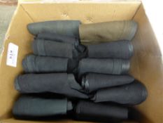 12 pairs of new half chaps of various sizes