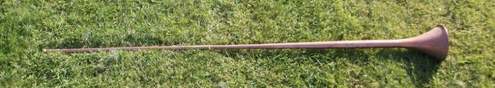 Brass Coachman's horn, approx. 47ins long