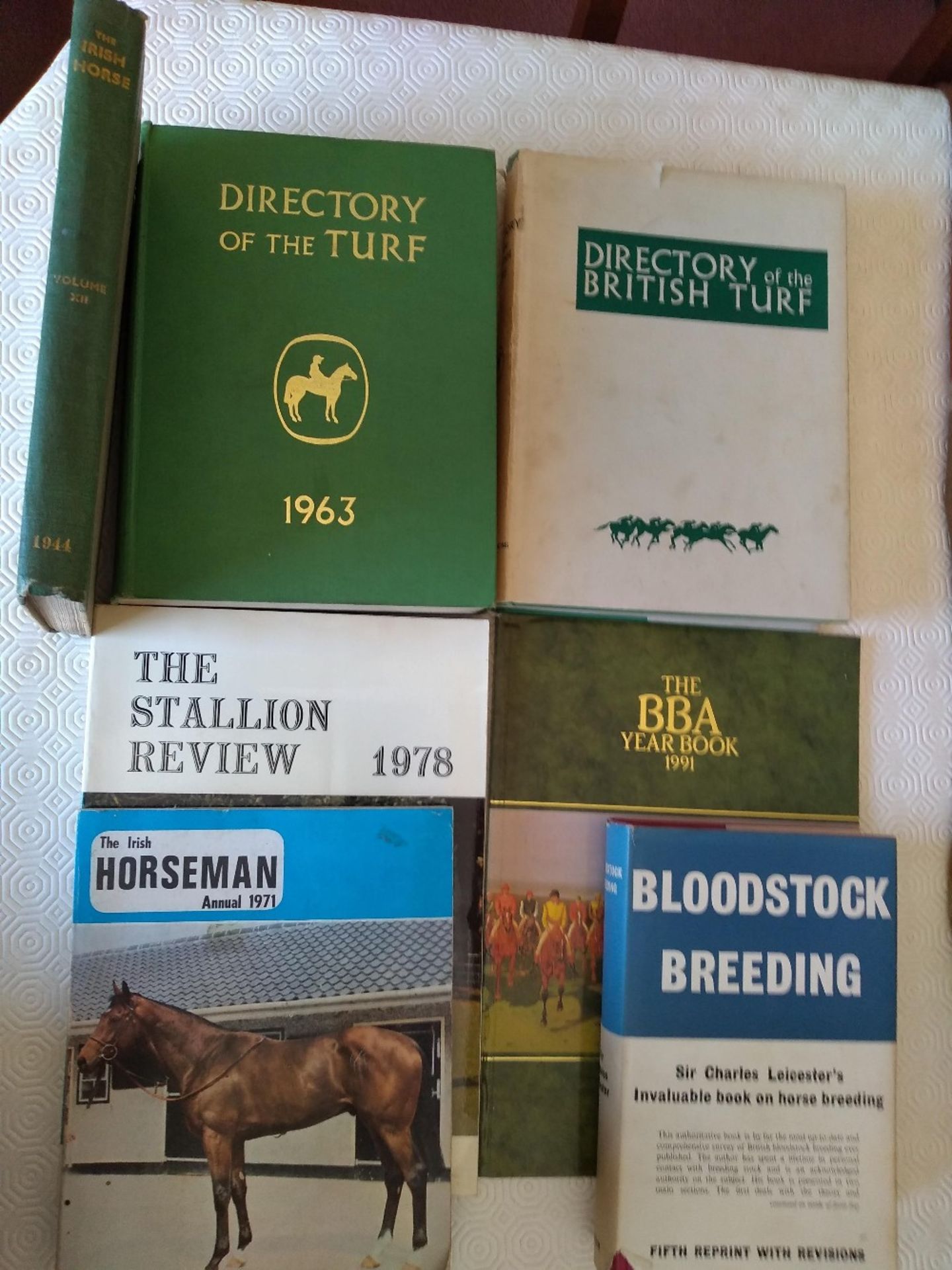 Miscellaneous racing and breeding-relating books