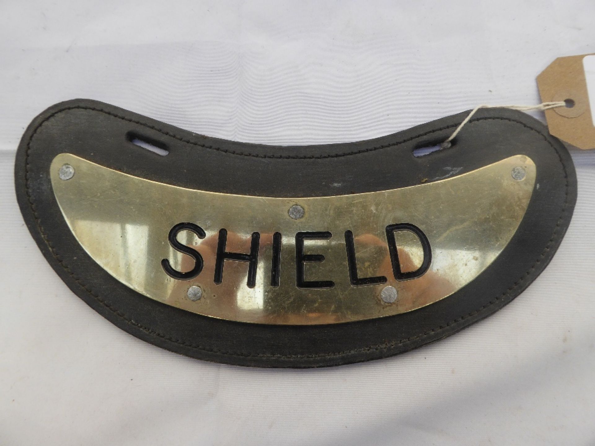 Horse name plate - Shield- carries VAT