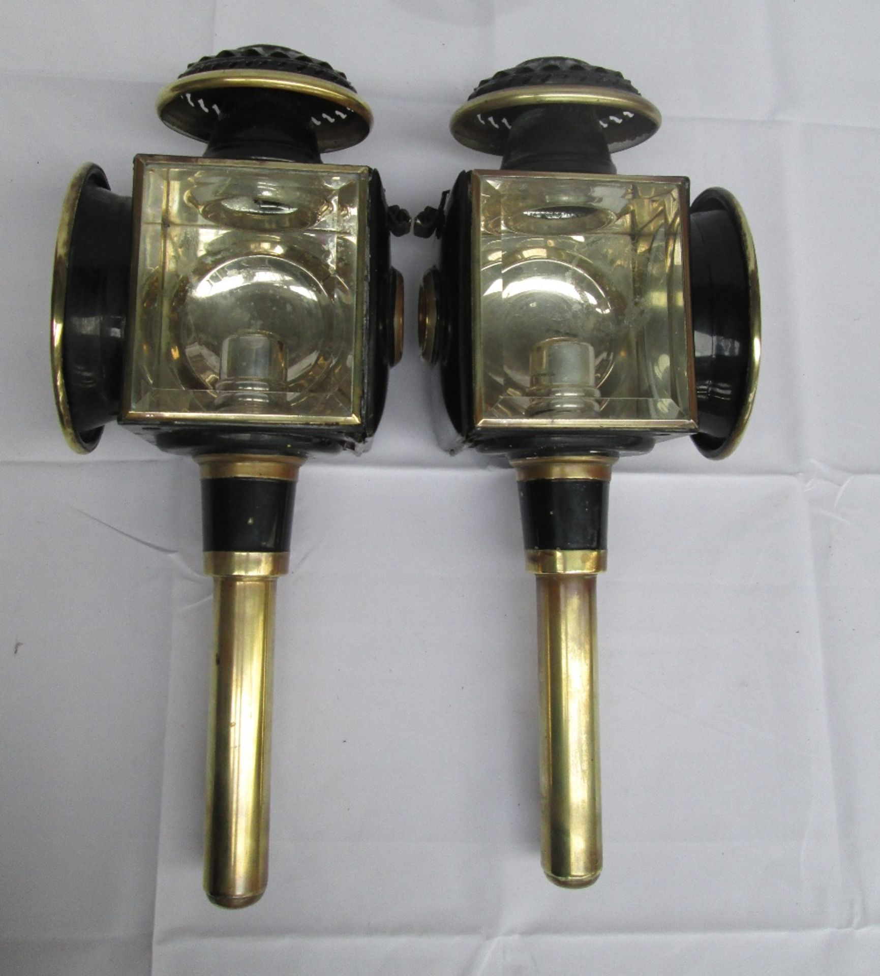 Pair of carriage lamps - Image 2 of 2