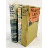 The Cruel Sea, first edition; Proceed, first edition; No Man's Land by 'Sapper' first edition.