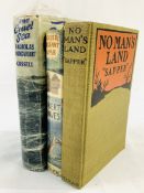 The Cruel Sea, first edition; Proceed, first edition; No Man's Land by 'Sapper' first edition.