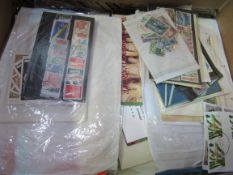 2 albums of stamps plus some loose covers.