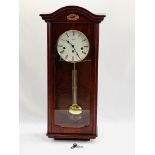 Franz Hermle, Germany, Westminster chimes visible pendulum wall clock