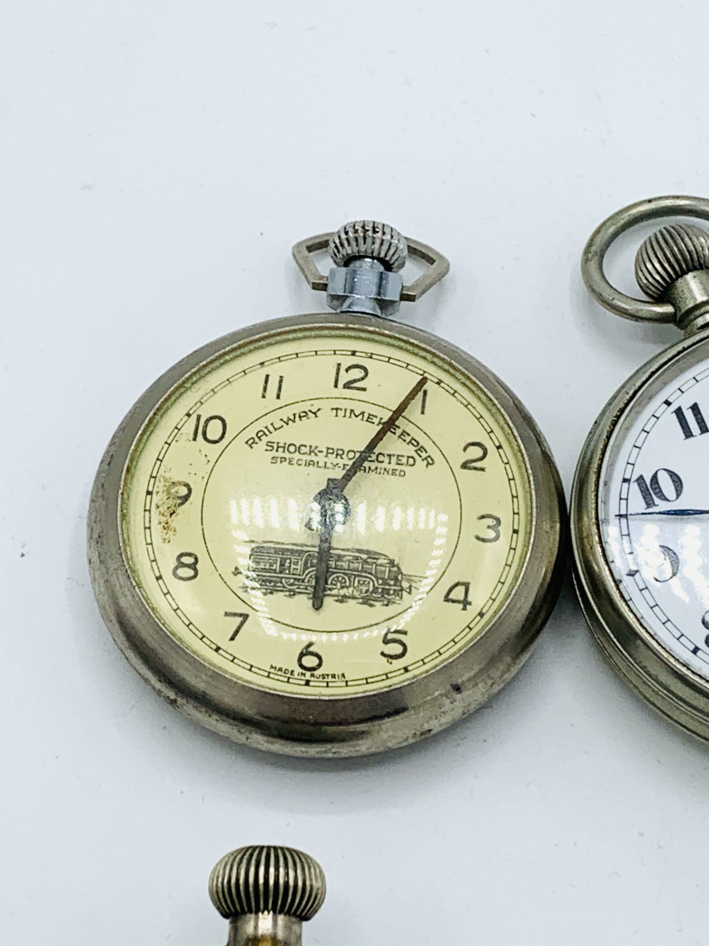 Silver case pocket watch marked The Veracity Watch, Masters Ltd., Rye; and 3 other pocket watches - Image 6 of 6