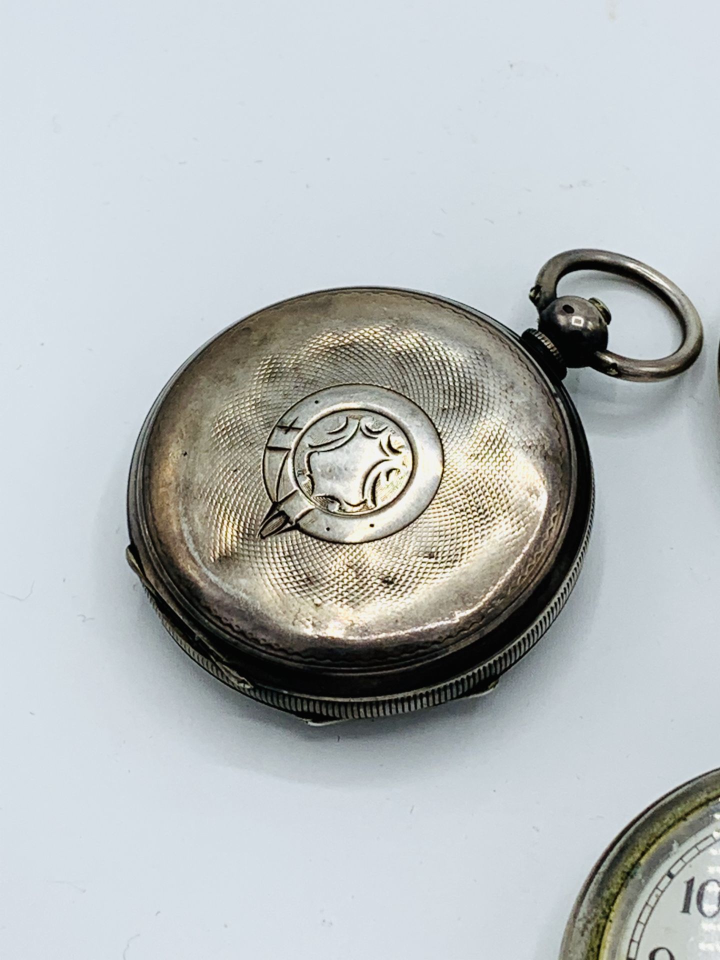 Silver case pocket watch marked The Veracity Watch, Masters Ltd., Rye; and 3 other pocket watches - Image 4 of 6
