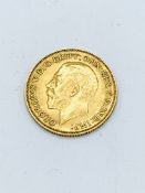 1912 gold half Sovereign