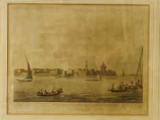 Print "Fort and Harbour of Aboukir, Ancient Canopus, Egypt"; a Henry Alken print, and another