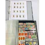 8 stamp albums - all countries