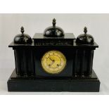 Slate mantel clock.