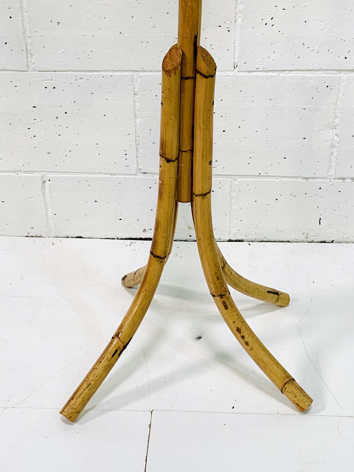 Bamboo hat and coat stand. - Image 3 of 3