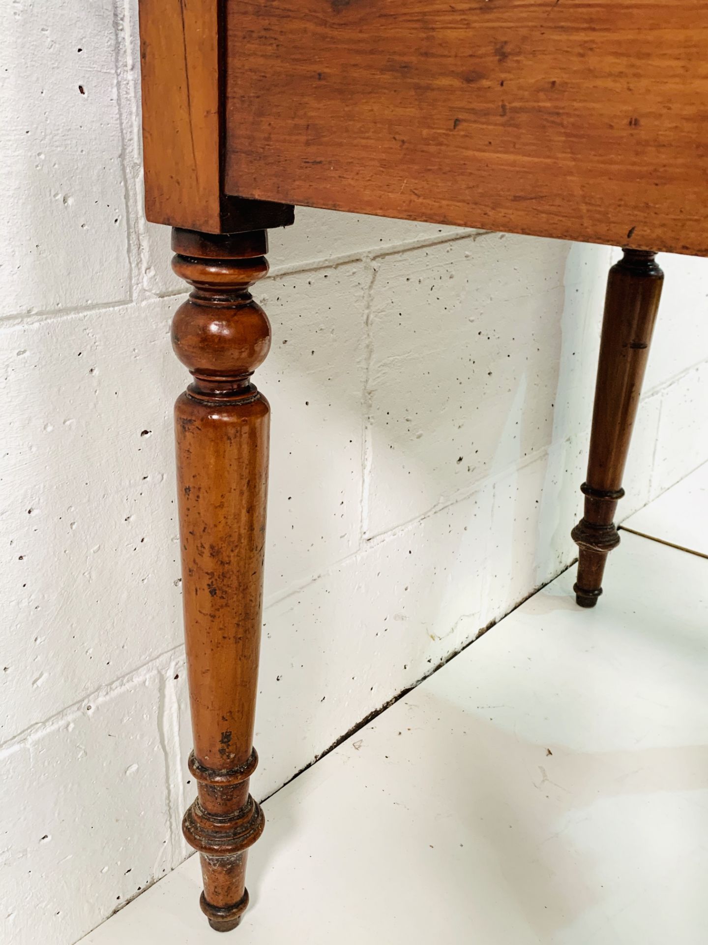 Mahogany side table with two frieze drawers. - Image 7 of 7