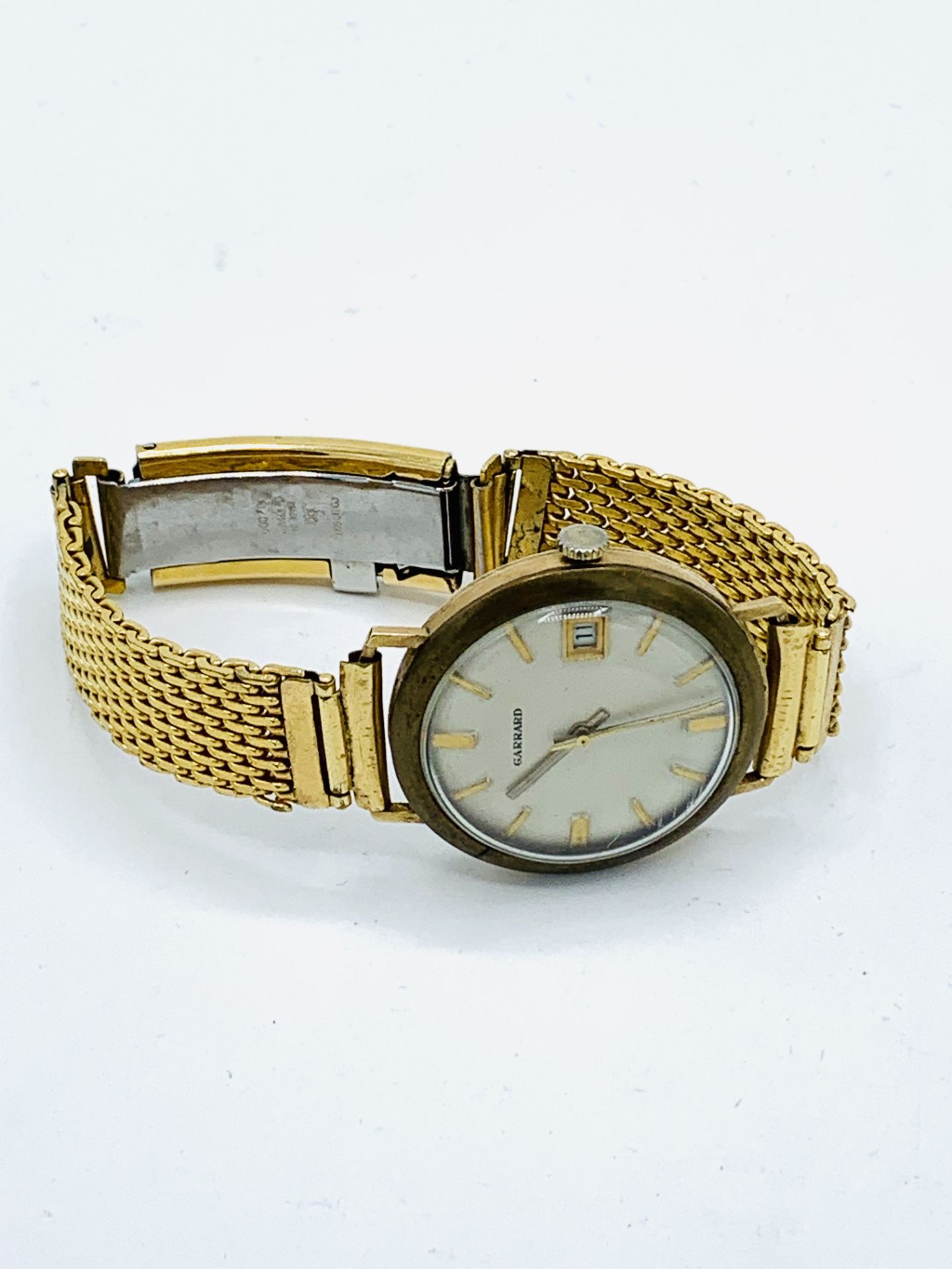 Garrard 9ct gold case wrist watch, going - Image 3 of 3