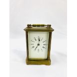 1920’s French gilded case Carriage Clock.