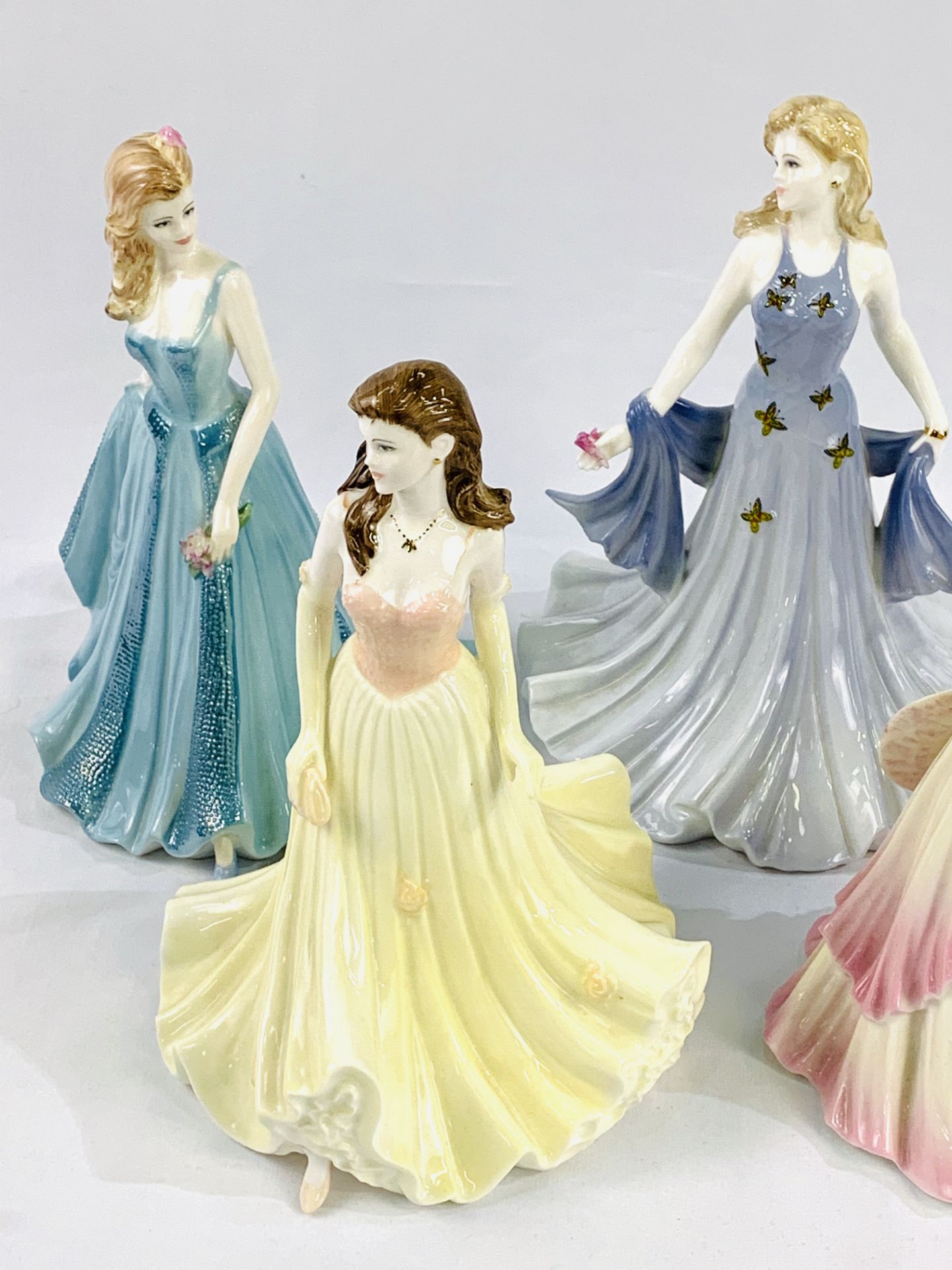 4 Coalport 'Ladies of Fashion' figurines. - Image 3 of 4