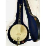 Barnes and Mully banjo in original case